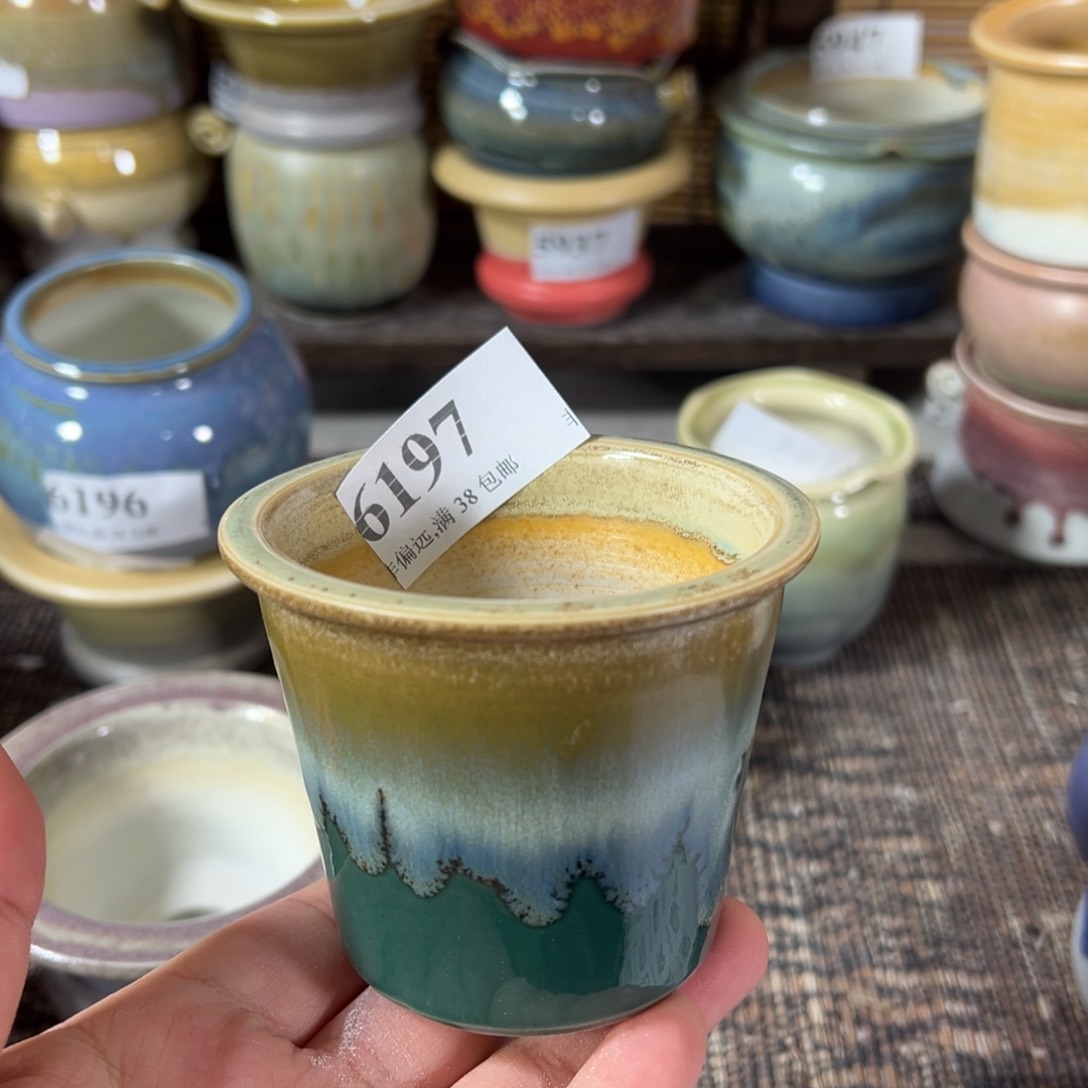 陶瓷景德镇手工花盆