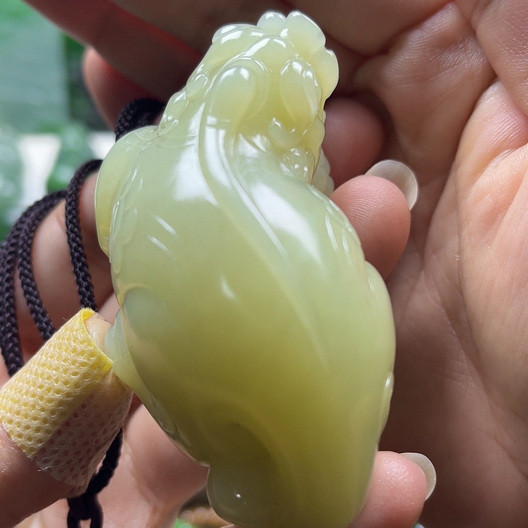 和田玉手把未镶嵌