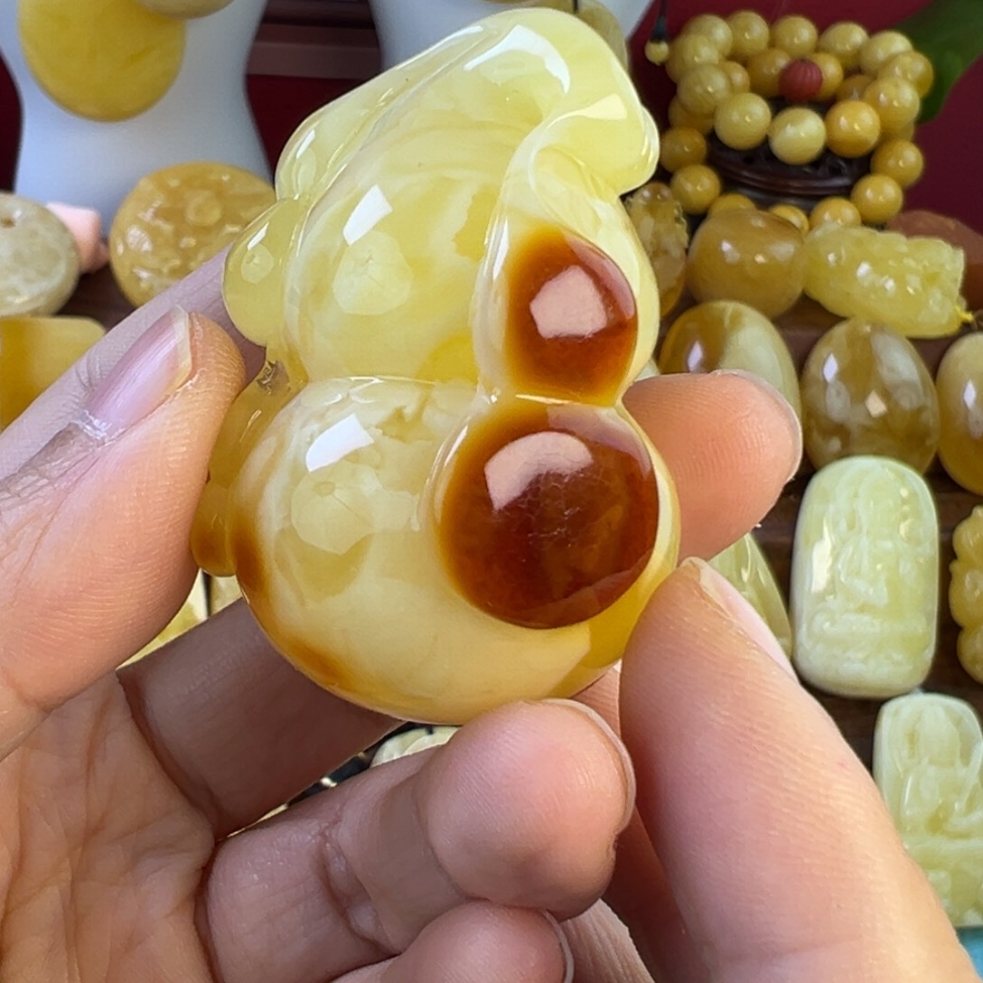 蜜蜡吊坠(不含链)未镶嵌