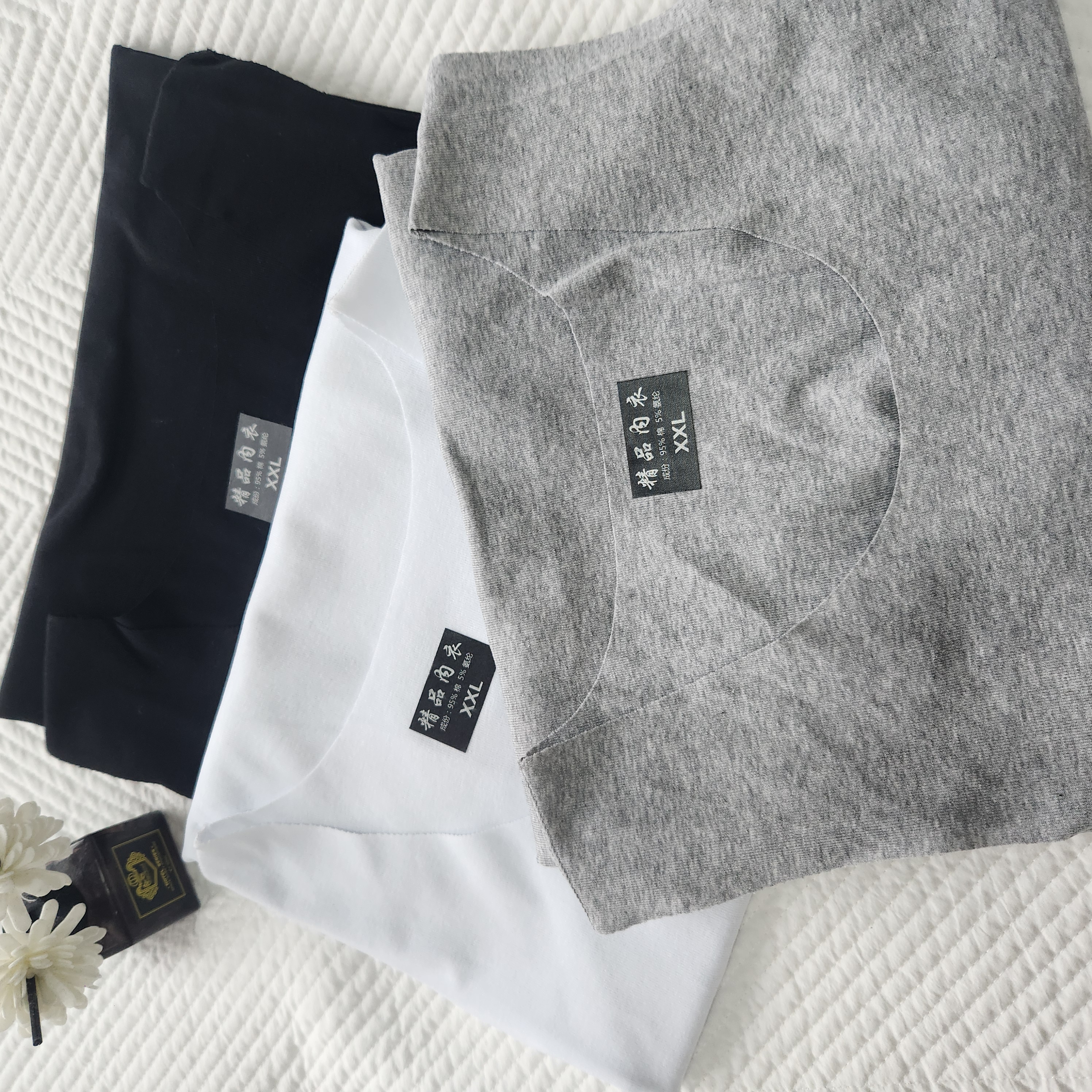 男士无痕背心内搭春夏季贴身莫代尔健身男款纯色老头顺滑打底背心