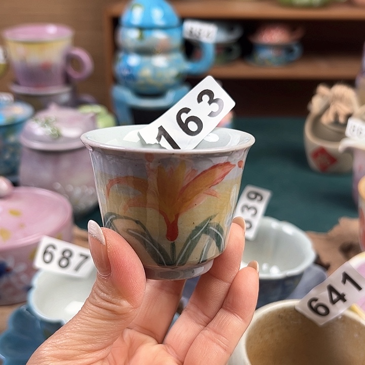 杯景德镇陶瓷手绘作品163