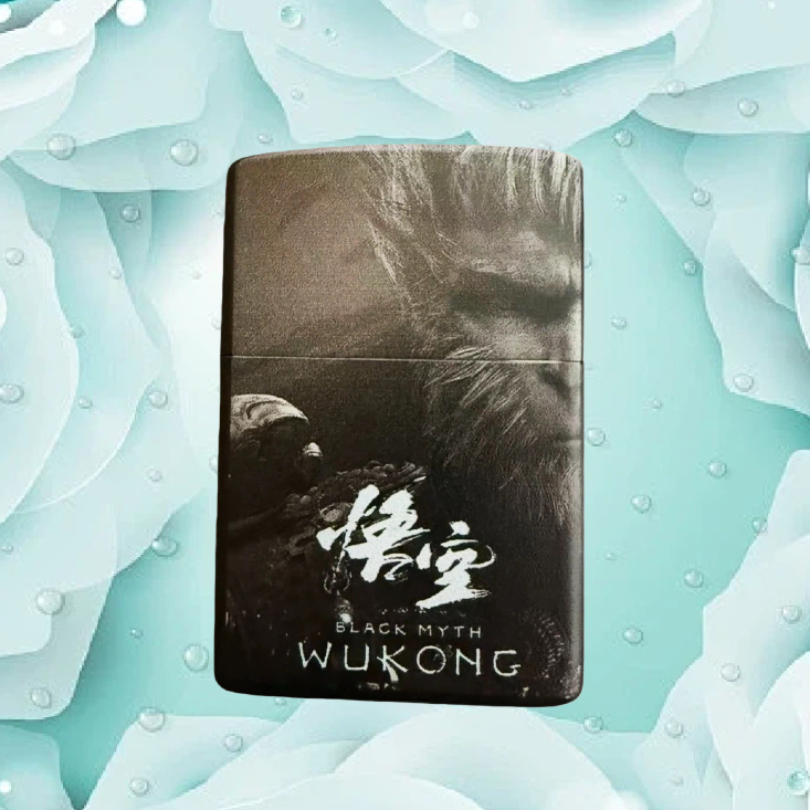 彩绘悟空防风油打火机送男士无油