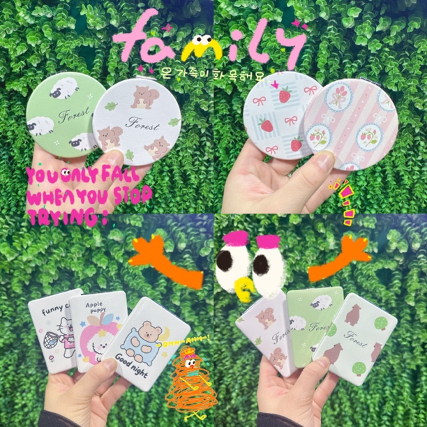 小清新盒装镜，一盒12个