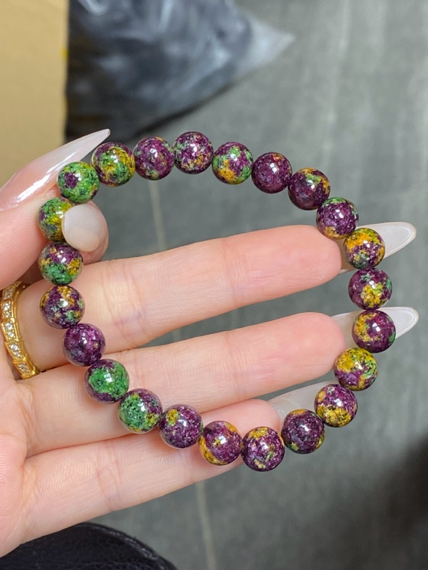 8mm赤铁矿精美手串-412