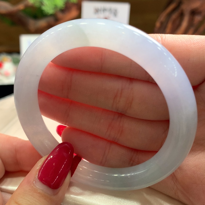 翡翠手镯未镶嵌54圈 25号