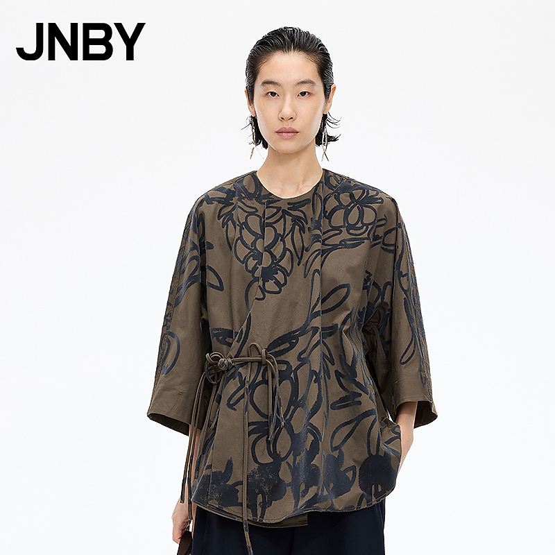 【商场同款】JNBY/江南布衣25冬新品夹克外套宽松H型5P0614720