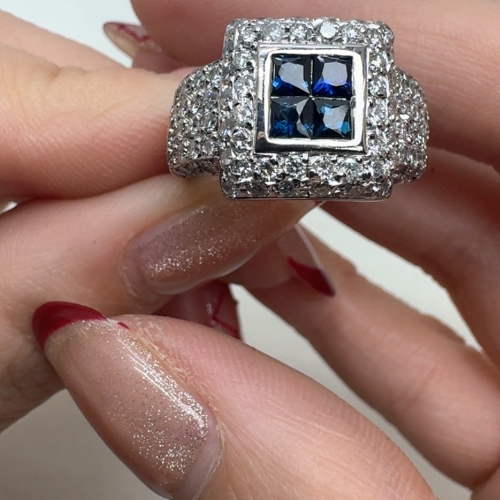 蓝宝石戒指未镶嵌