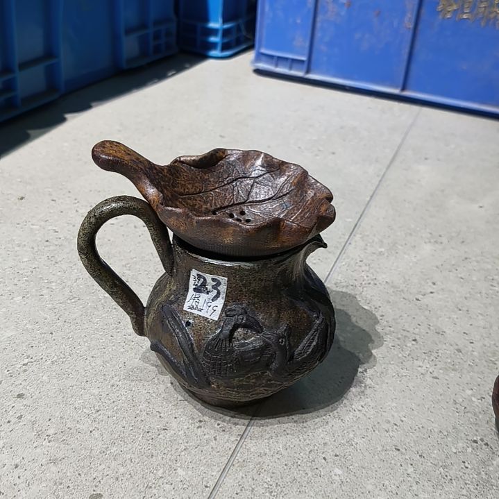 孝木窑手工制作公道杯茶漏
