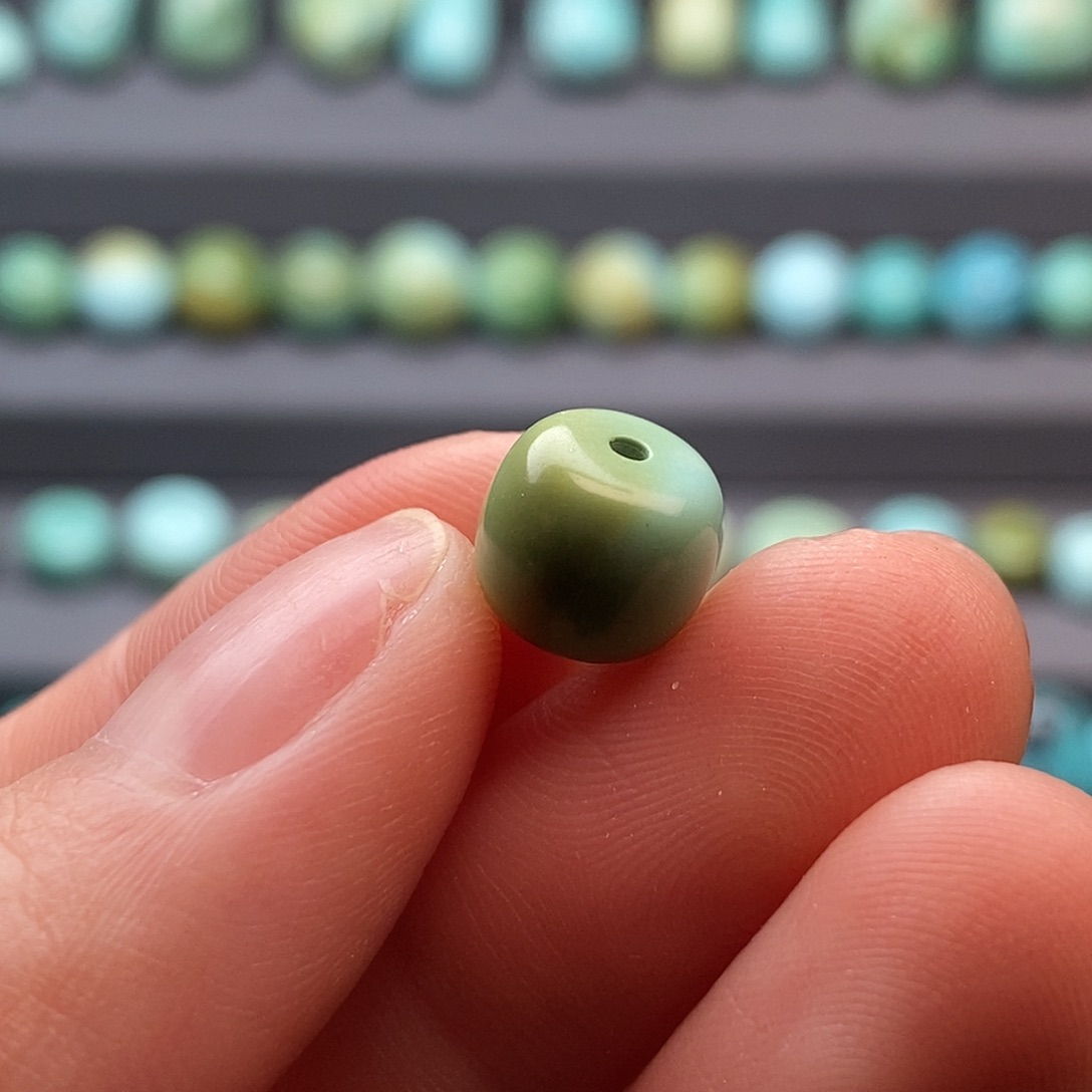 绿松石未镶嵌彩色老型9.2mm