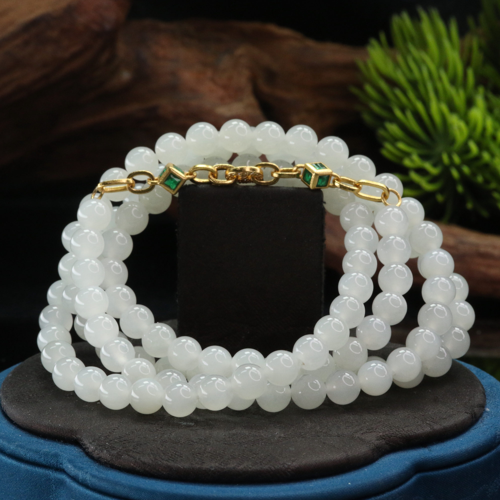 25和田玉一级白项链/800419上海嘉禾拍卖