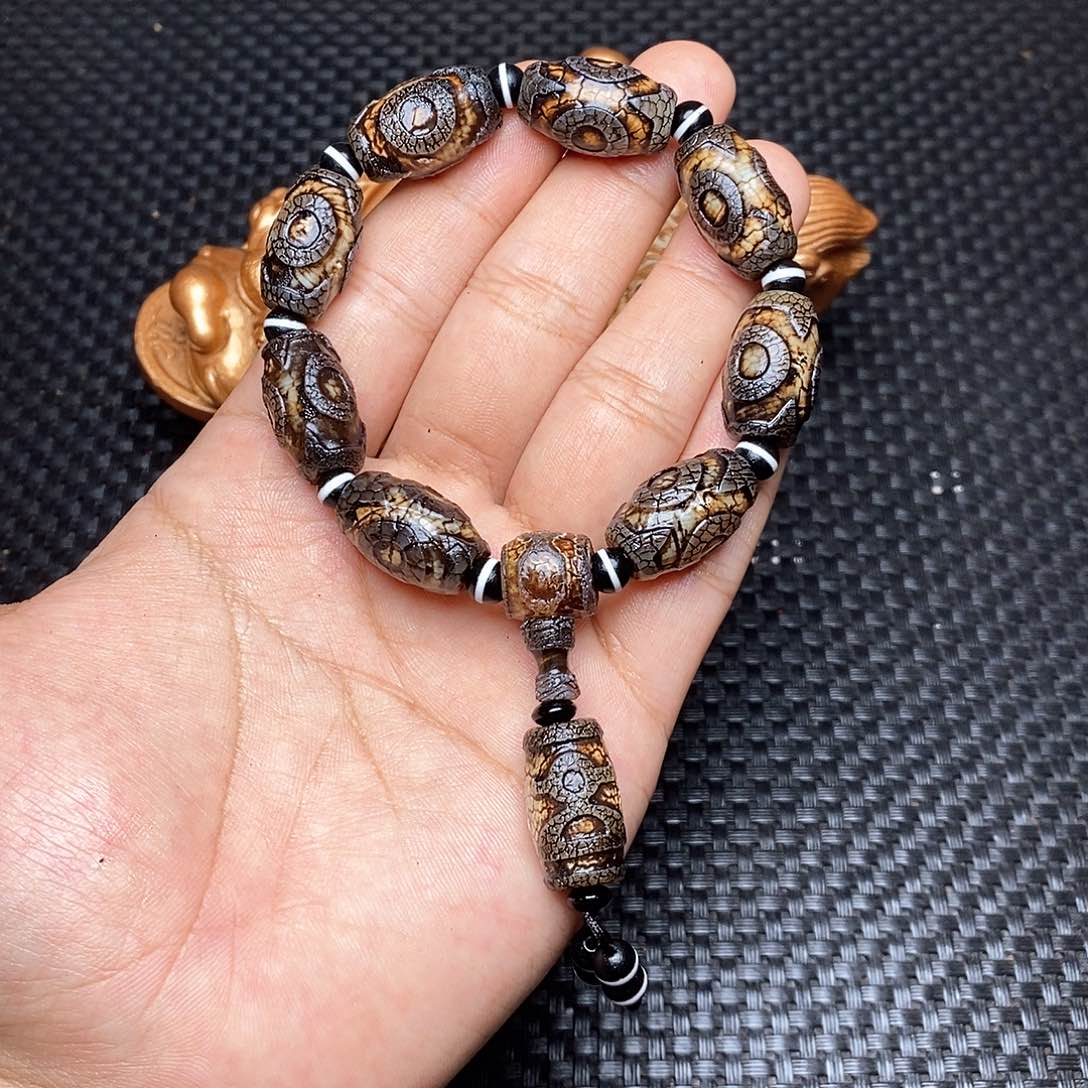 玛瑙/玉髓手链未镶嵌光*文