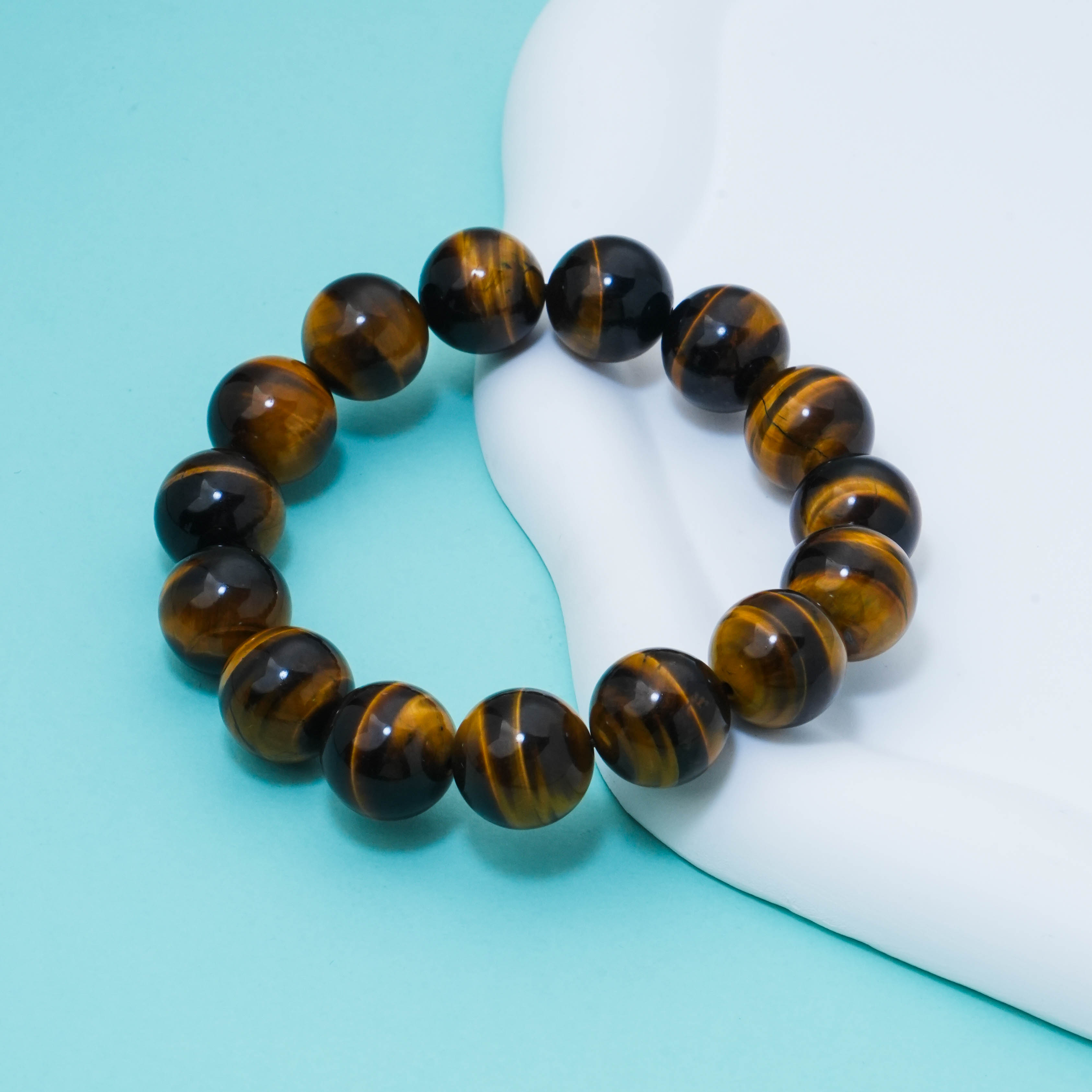 SC-073 天然虎眼石手串10mm和14mm