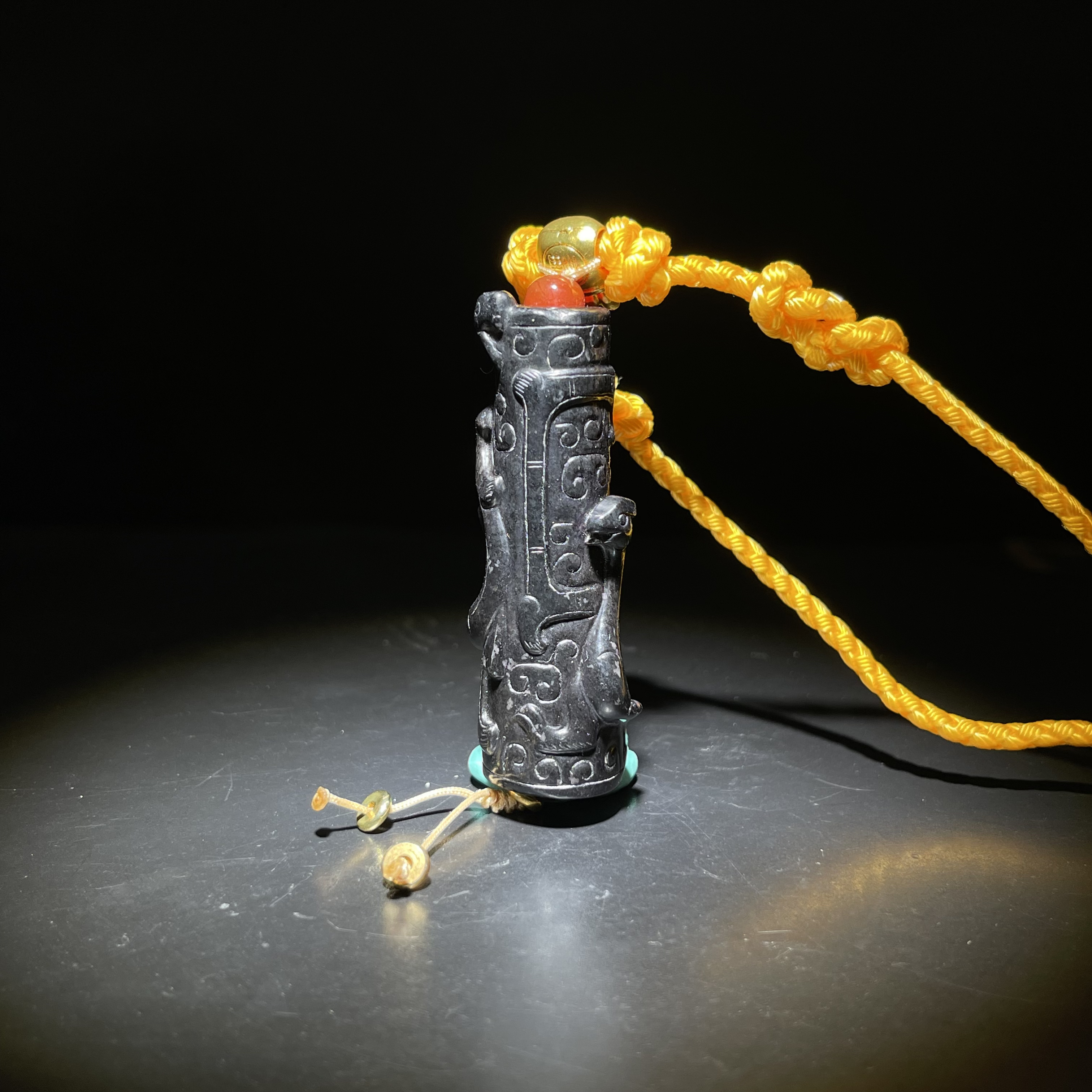 古玉臻藏和田玉勒子挂件2511090074