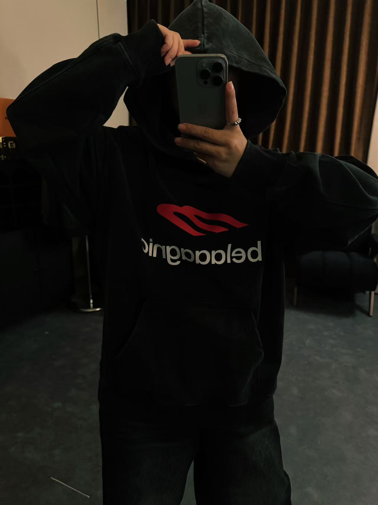 東兴社 A15【大M带字母】8家设计师款休闲百搭男女同款套头卫衣 1