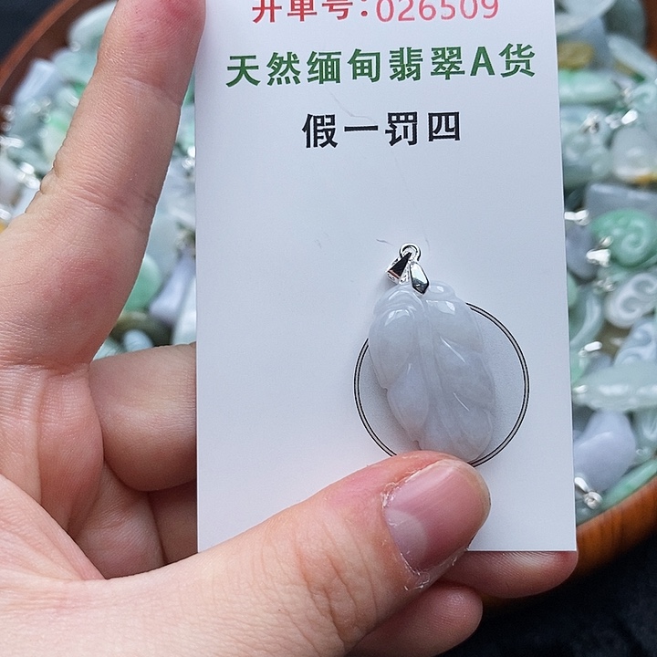 翡翠未镶嵌颈饰509