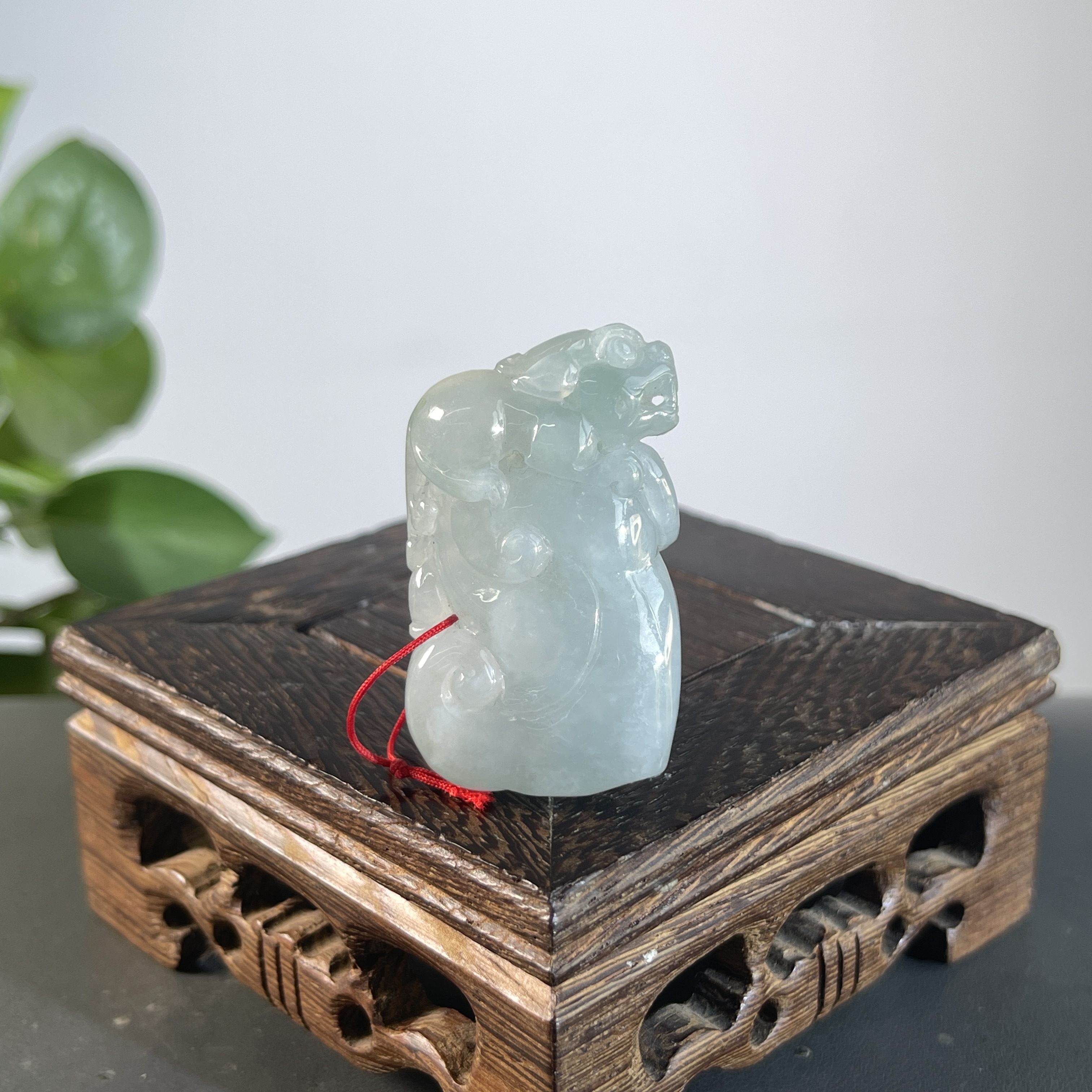 JGB30-22  天然缅甸A货翡翠  事事如意