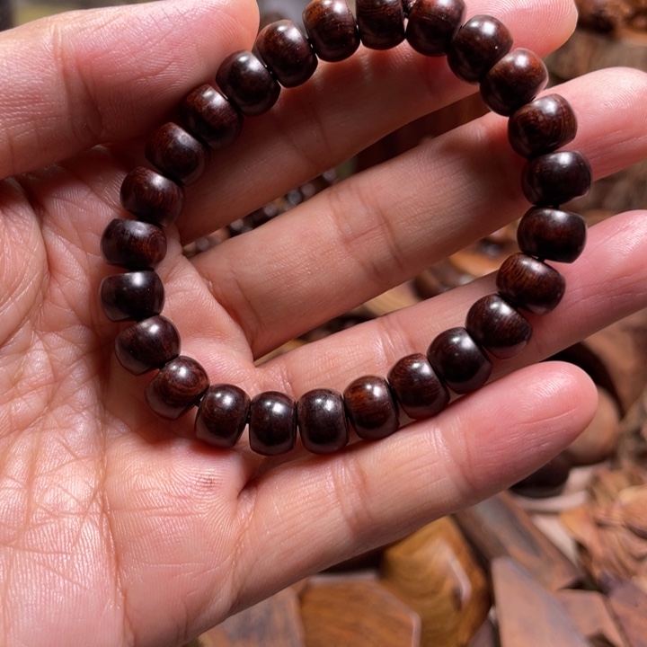 木海南黄花梨原料手把件