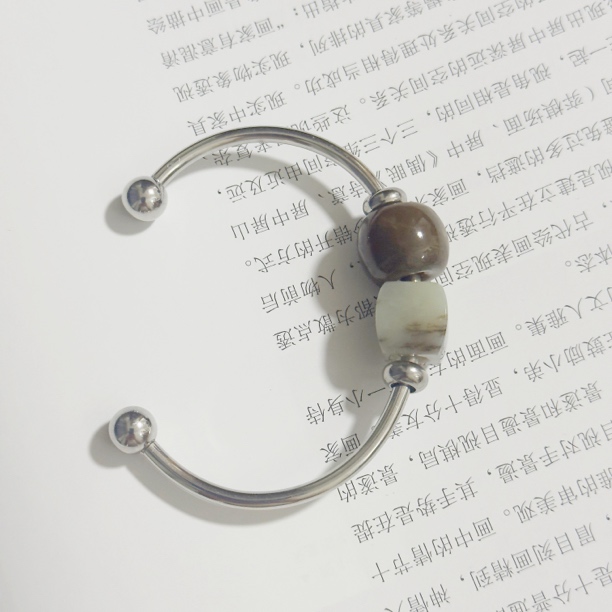 和田玉设计款手镯潘多拉