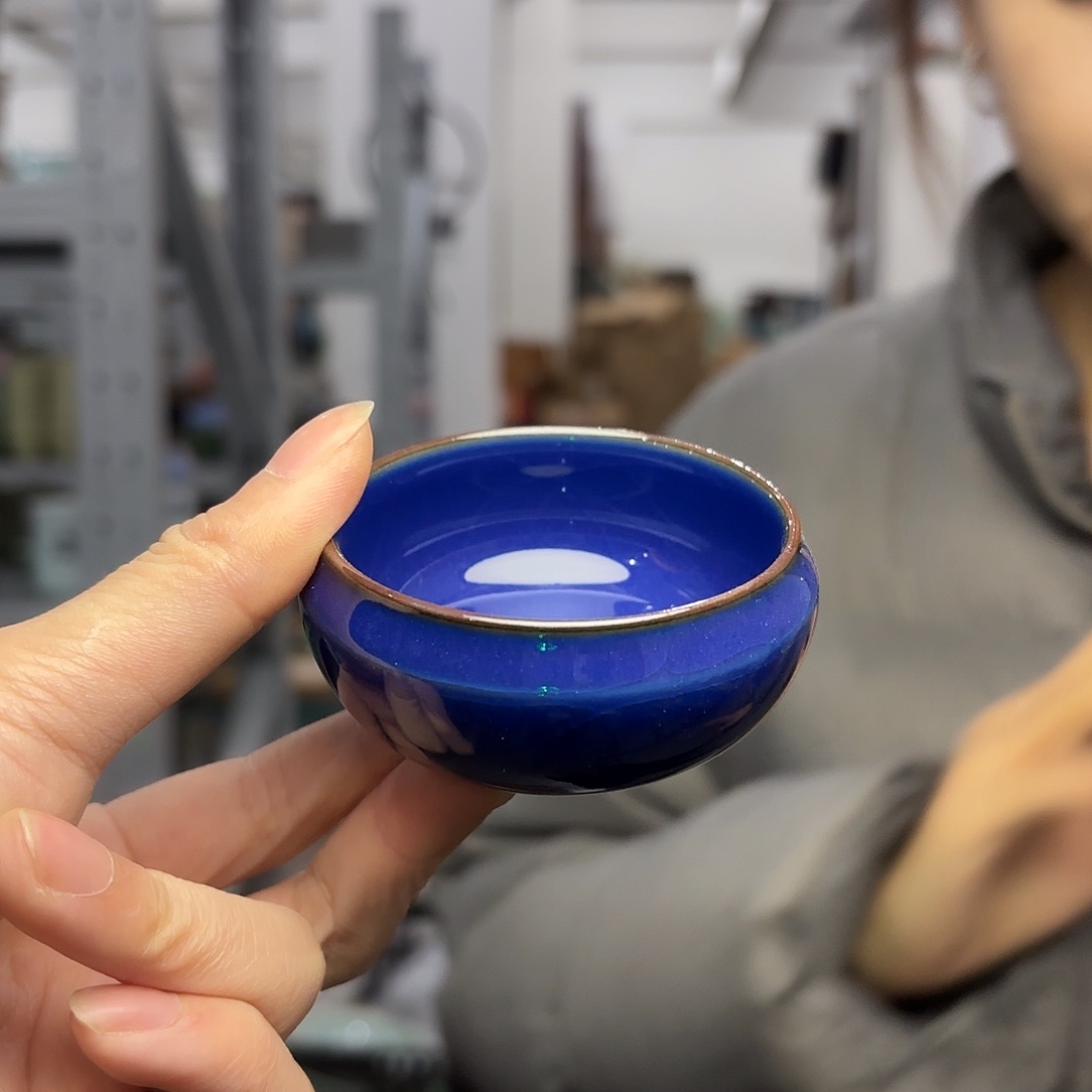 龙泉云间青瓷小米茶器