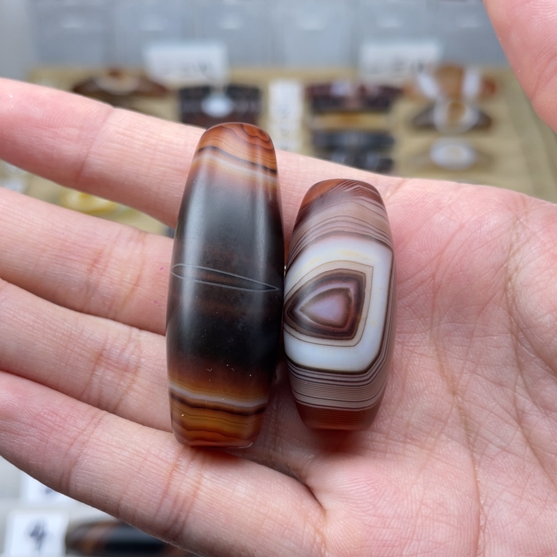 抖***抖玛瑙/玉髓合金颈饰