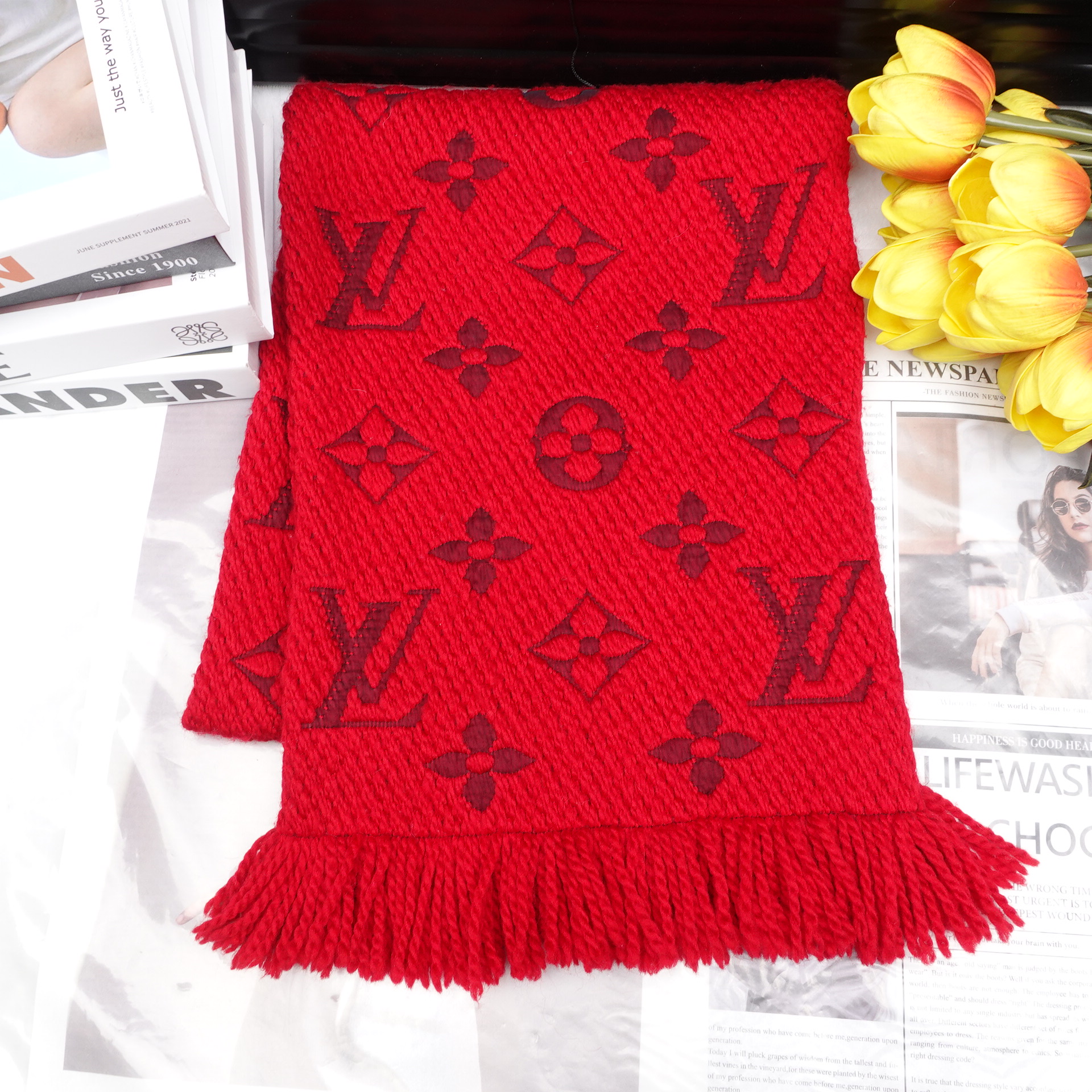 99新 LouisVuitton/路易威登 围巾/T10223618