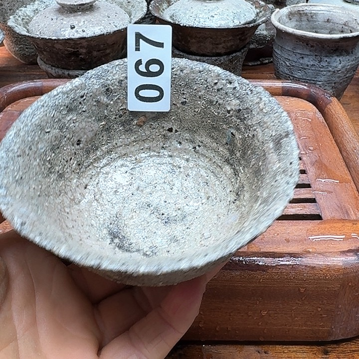 纯手工制作粗陶茶具