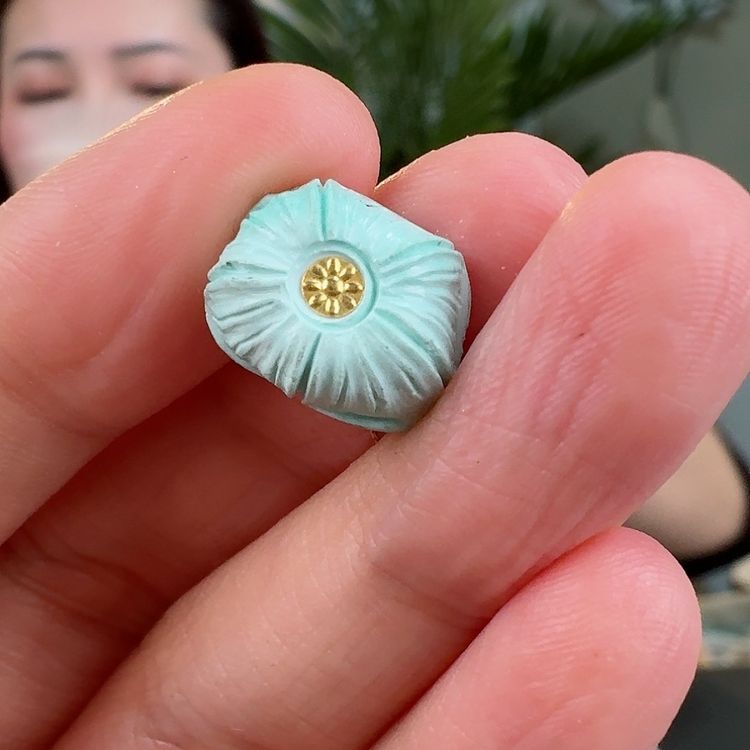 绿松石珠宝奇石未镶嵌