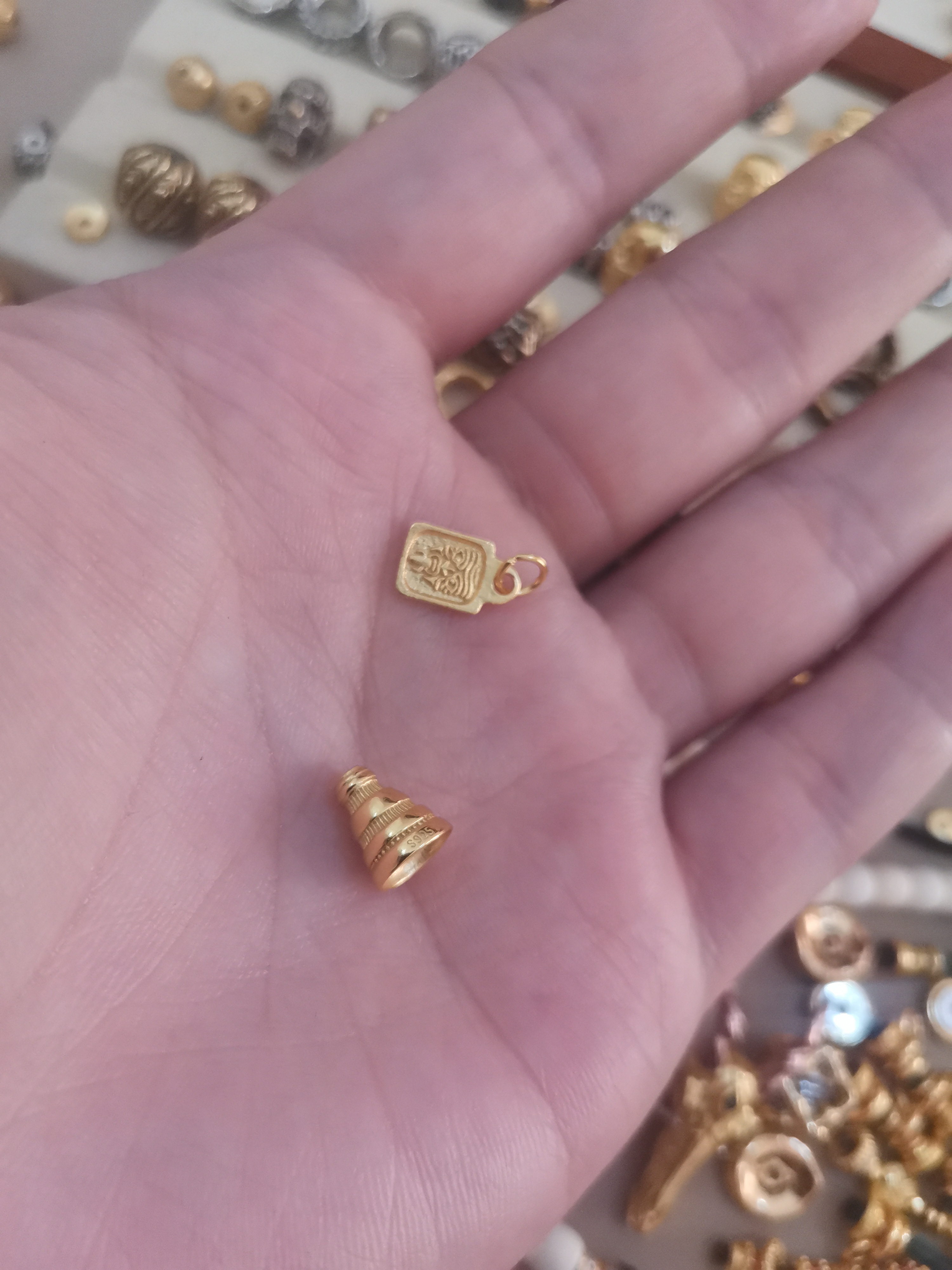 925银银制品 拉扯老板配饰一组