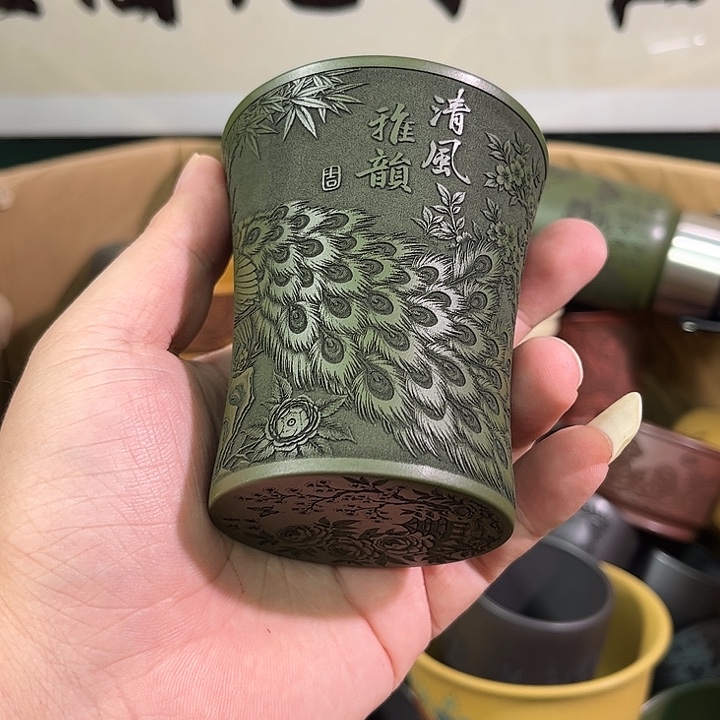 茶杯紫砂全手工紫砂主人杯