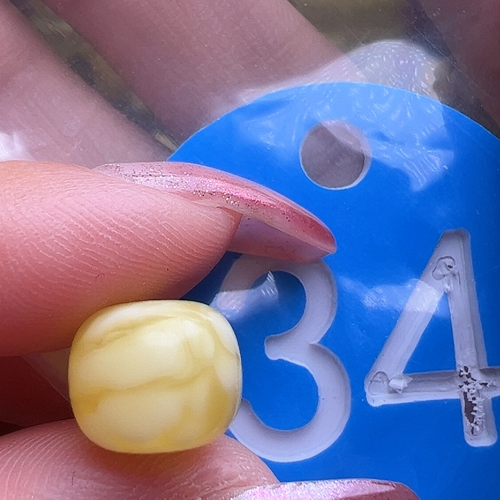 未镶嵌蜜蜡裸石10mm老型