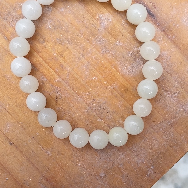 和田玉（糖玉）未镶嵌手链