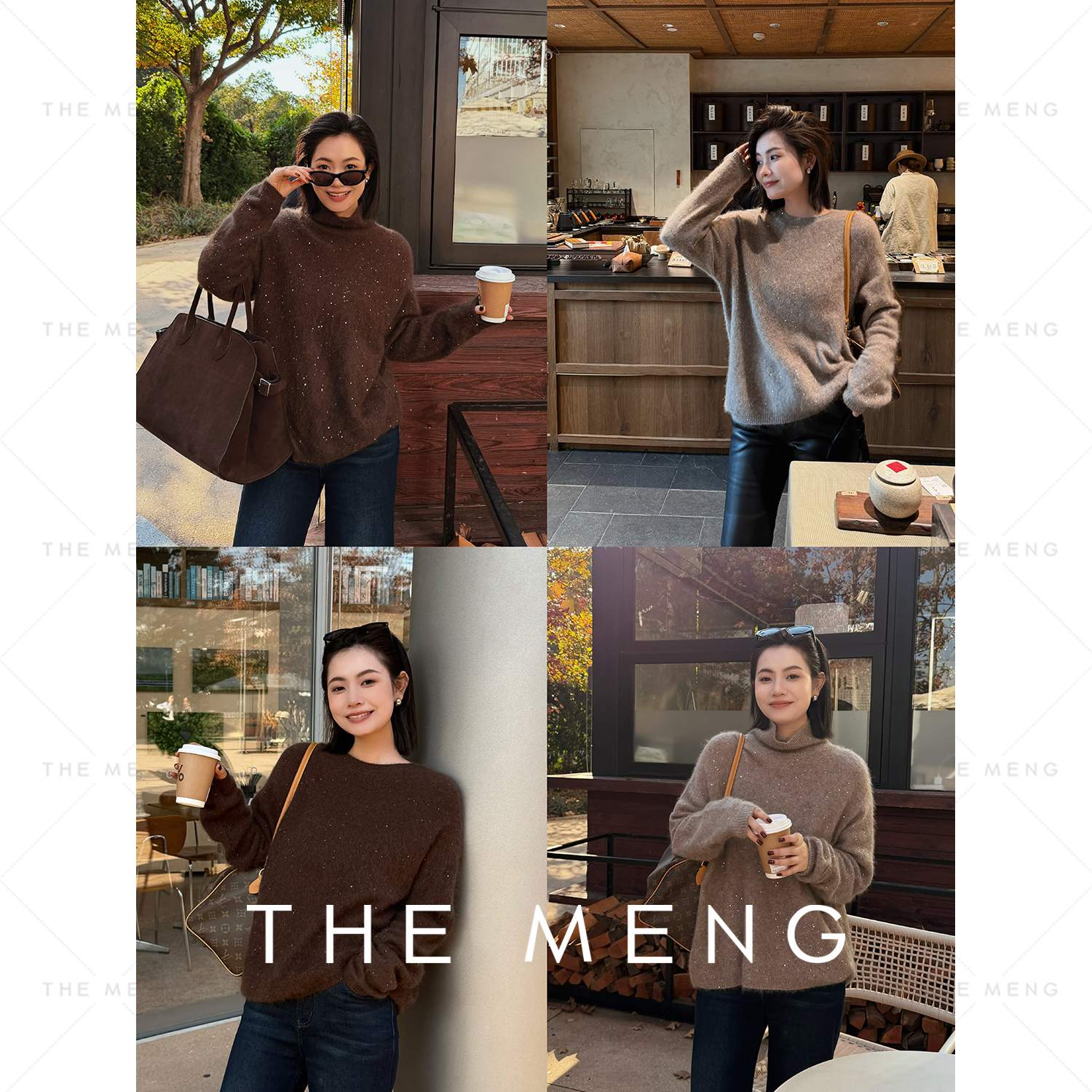 THE MENG【舒适线】山羊绒绵羊毛锁温毛衣#M254E1797+M254E1799 LZ