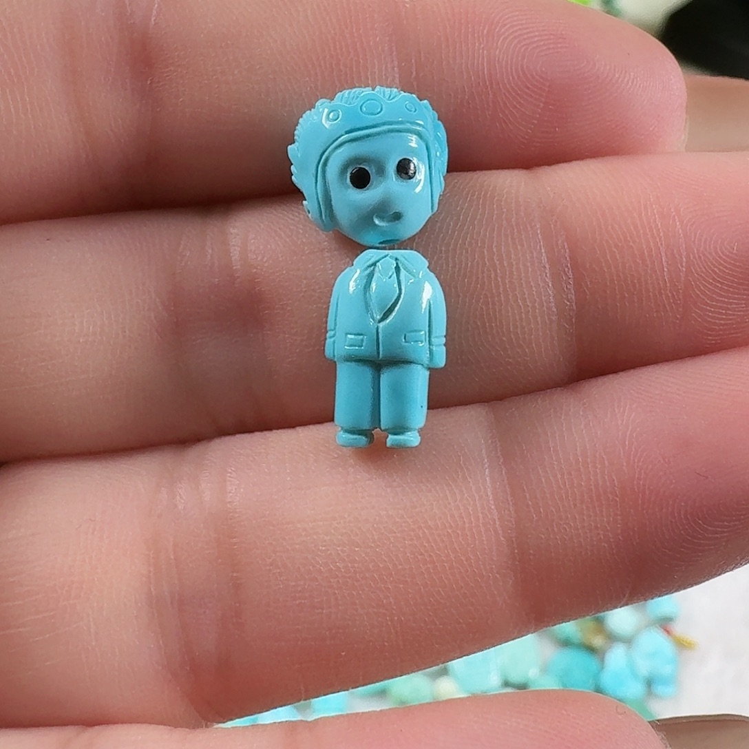 绿松石未镶嵌颈饰