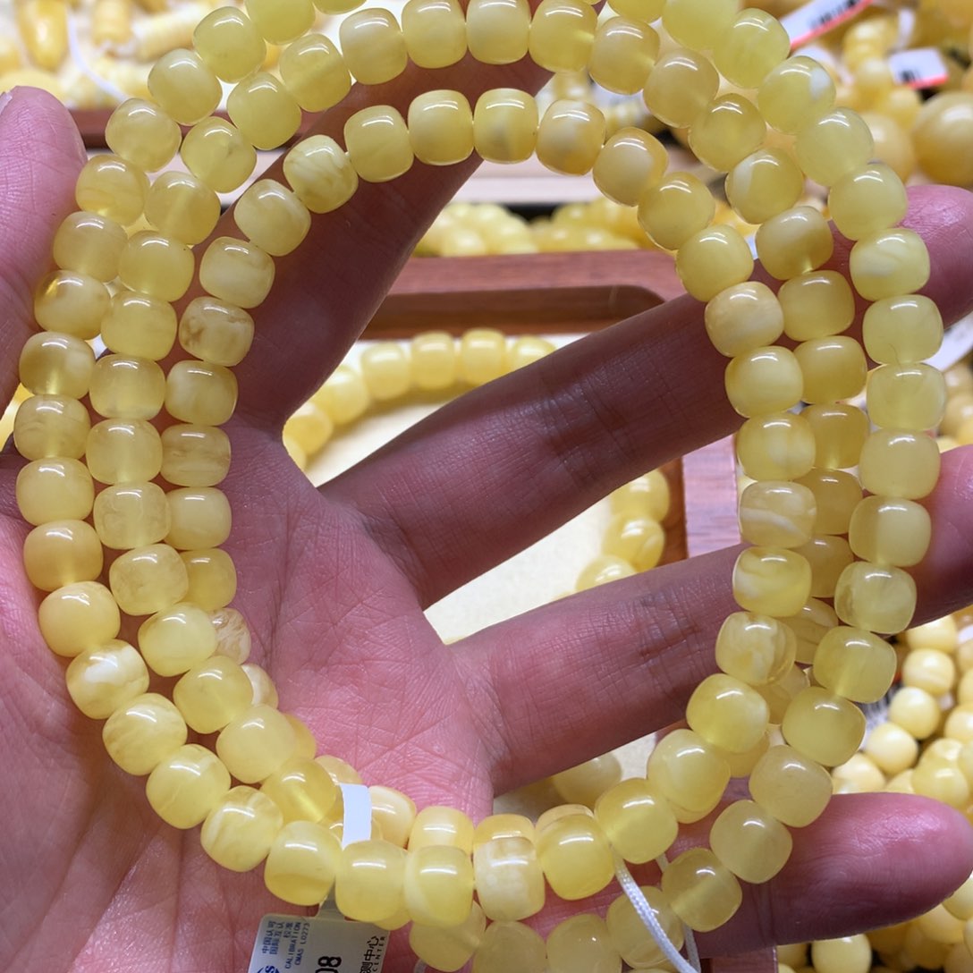 蜜蜡手链未镶嵌蜜蜡