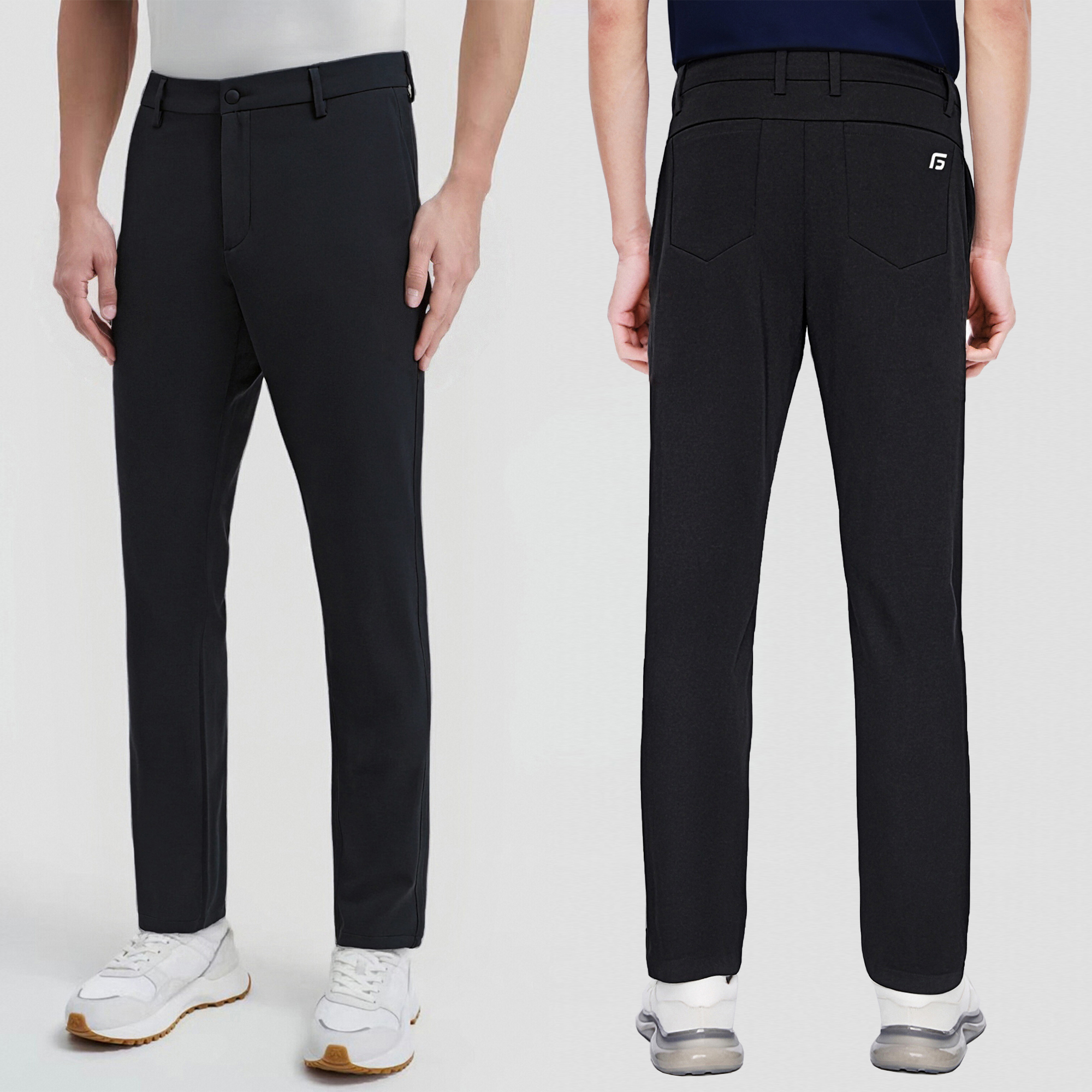 高尔夫球裤春秋夏款高弹力免烫防晒男士运动裤透气商务男裤休闲裤