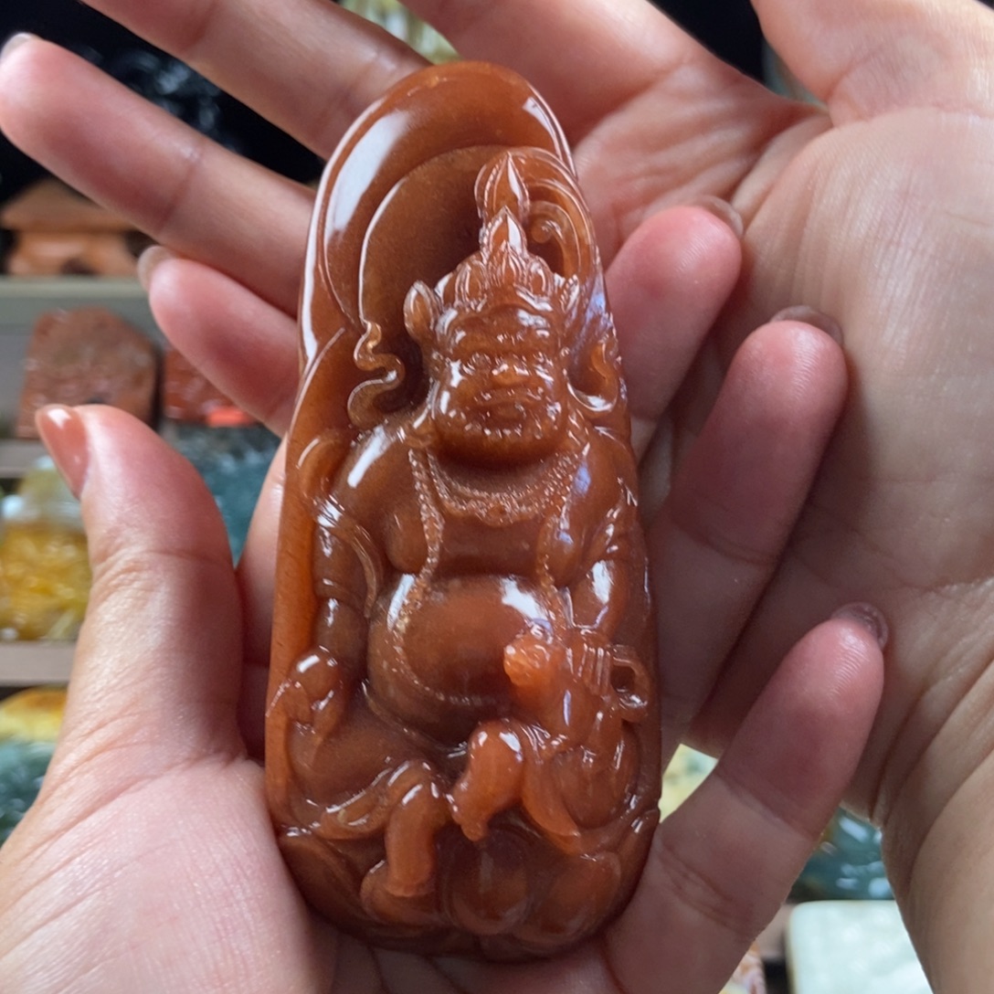 *****岫玉未镶嵌手把件