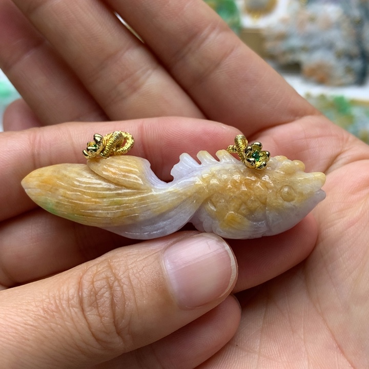 翡翠颈饰未镶嵌翡翠