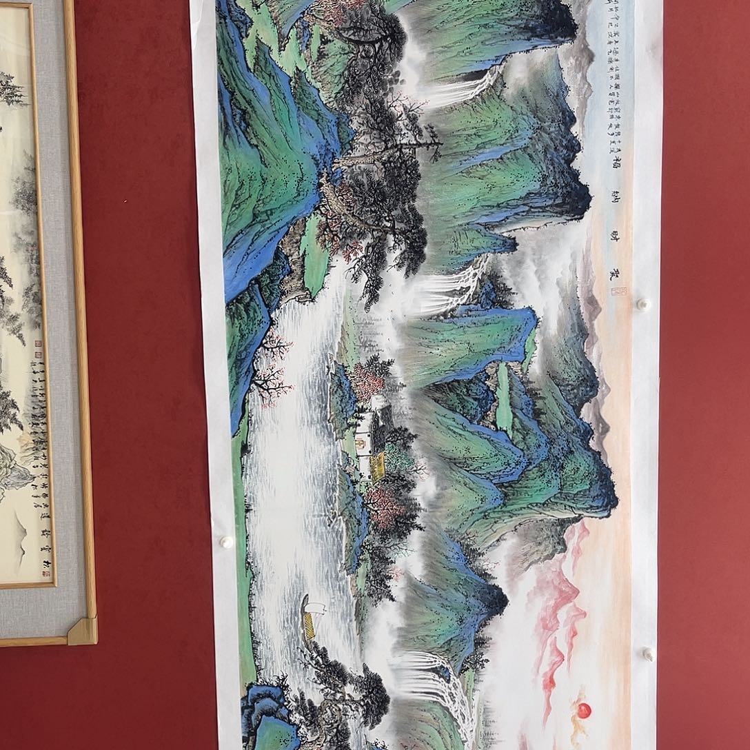 书法国画作品小八尺