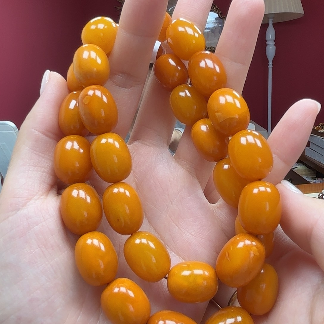 未镶嵌颈饰蜜蜡45项链