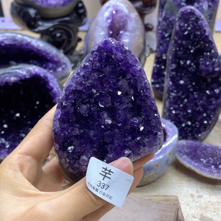 未镶嵌珠宝半成品紫晶