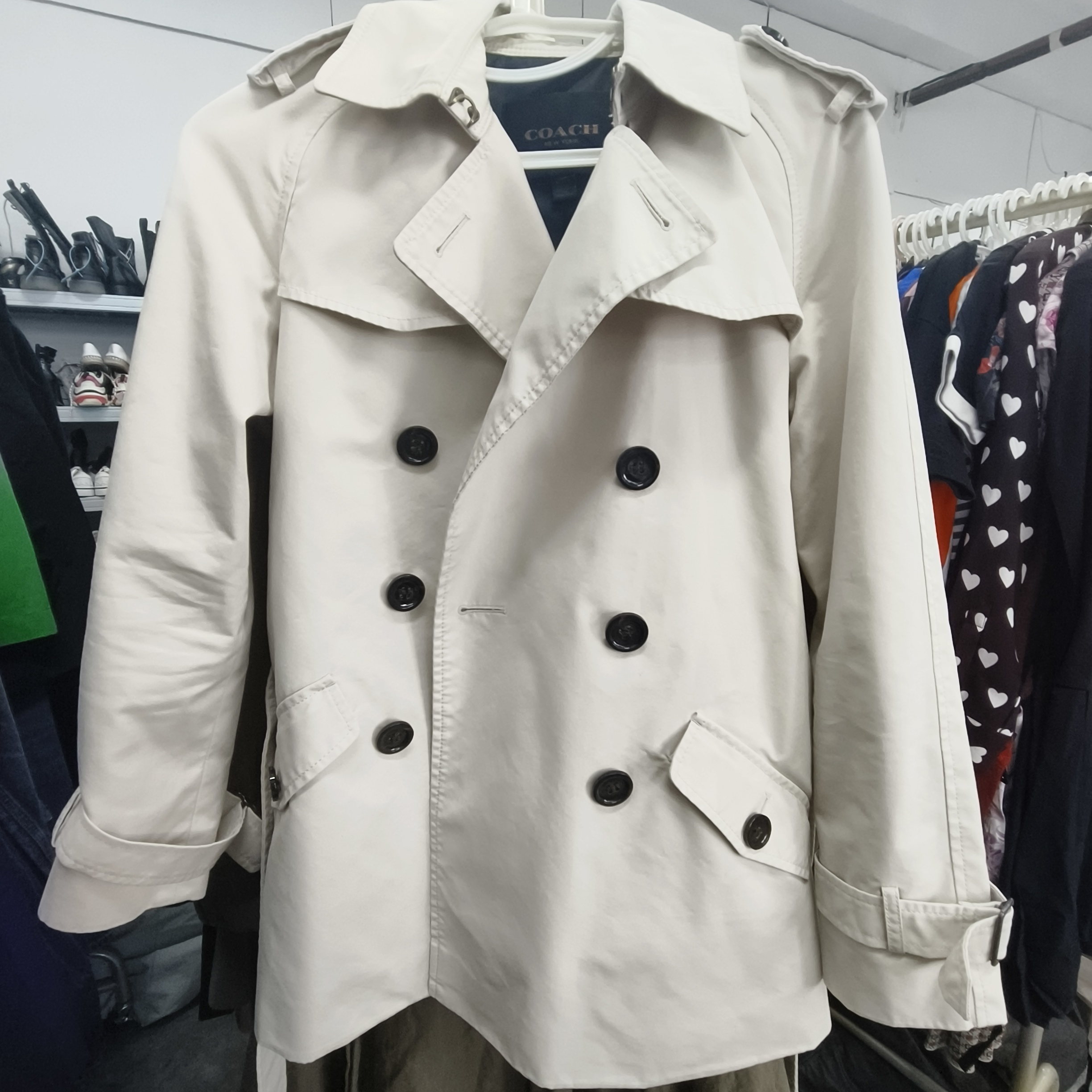 99新 COACH/蔻驰 coach 风衣xxs