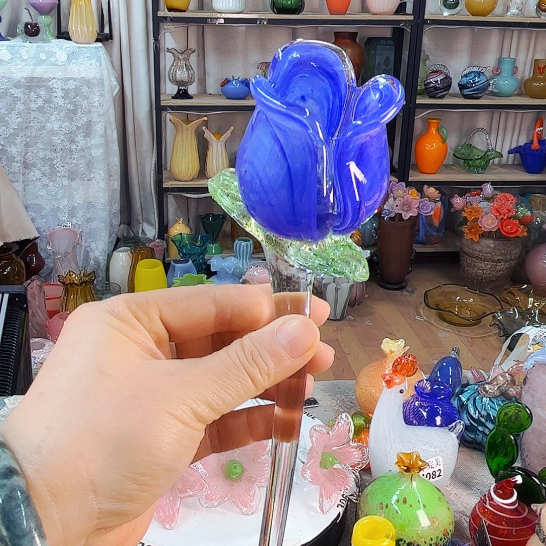 玫瑰福利家悦琉璃工艺品