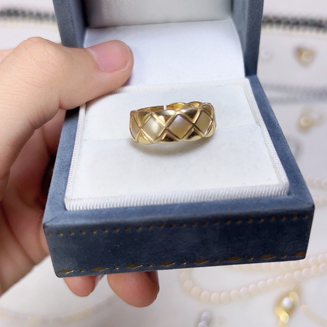 海水珍珠戒指银S925镶嵌