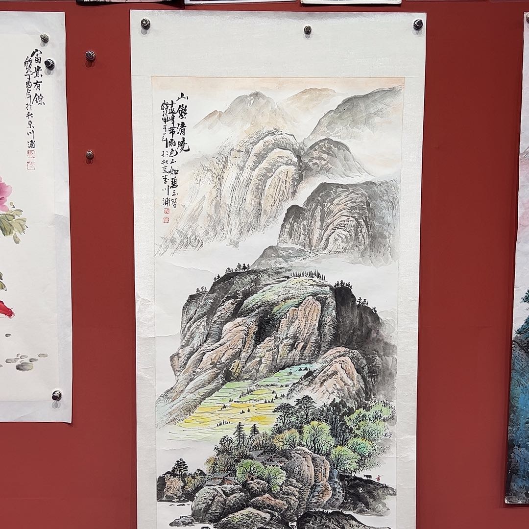 国画李川浦画家作品