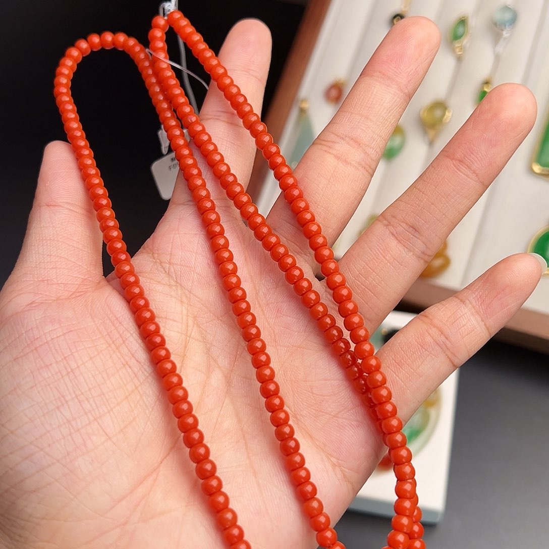 南红玛瑙未镶嵌手串手串