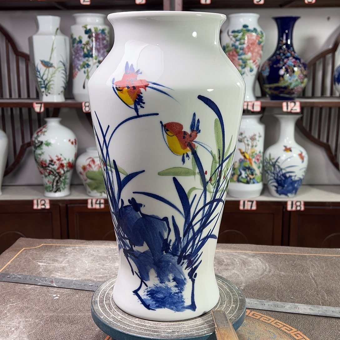 摆件陶景德镇陶瓷大鱼玉