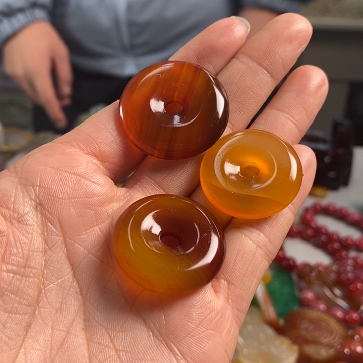 玛瑙/玉髓吊坠(不含链)未镶嵌