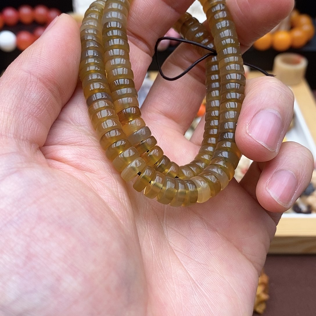 驼骨手串/手链9×4羊角骨