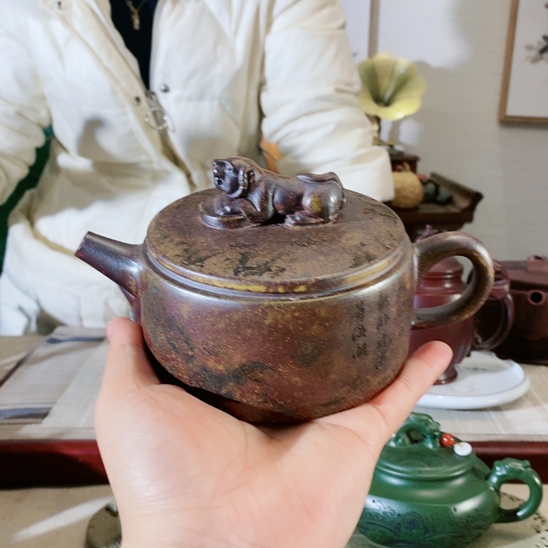 紫砂茶壶宜兴紫砂壶甩