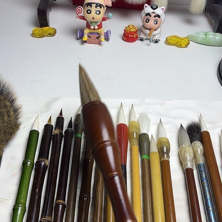 毛笔书法作品斗笔